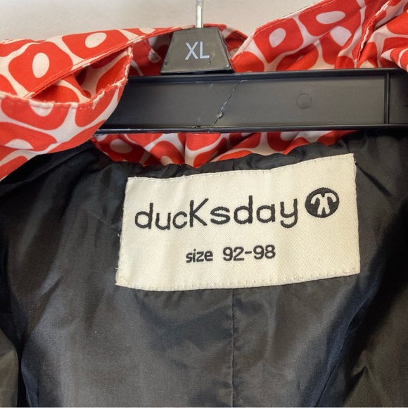 Ducksday Reflective 1 Piece Rain suit  Snowasuit Orange 18-24 months - Picture 9 of 16